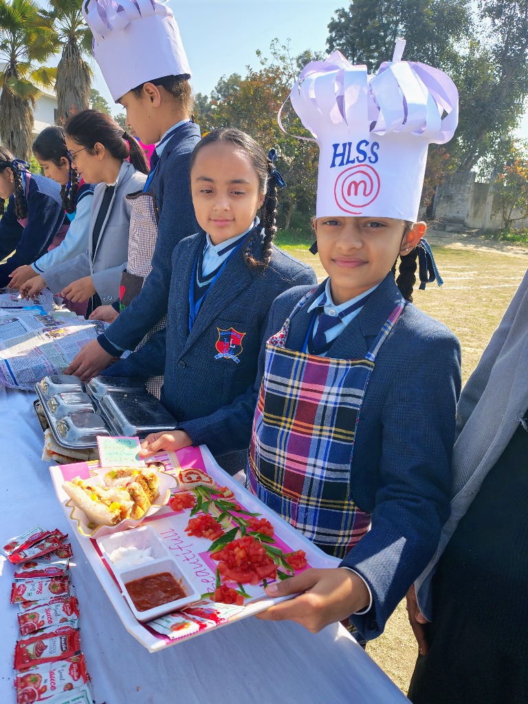 Students in school activity
